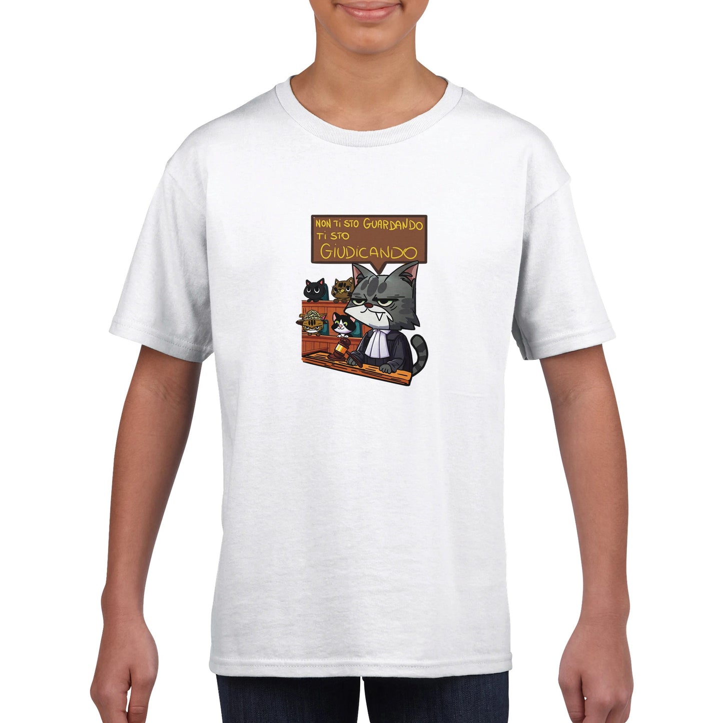 T-shirt girocollo classica per bambini