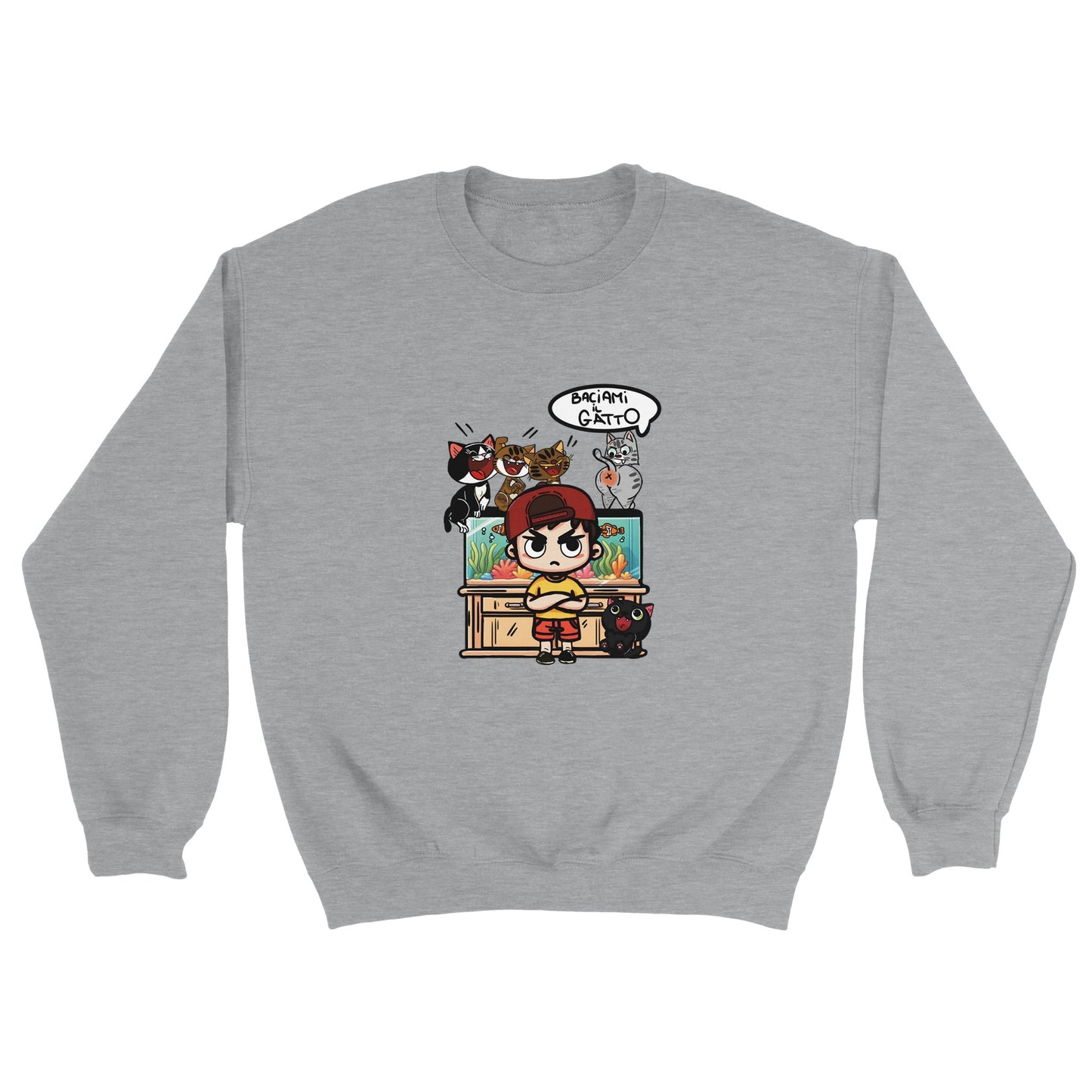 Felpa girocollo classica unisex