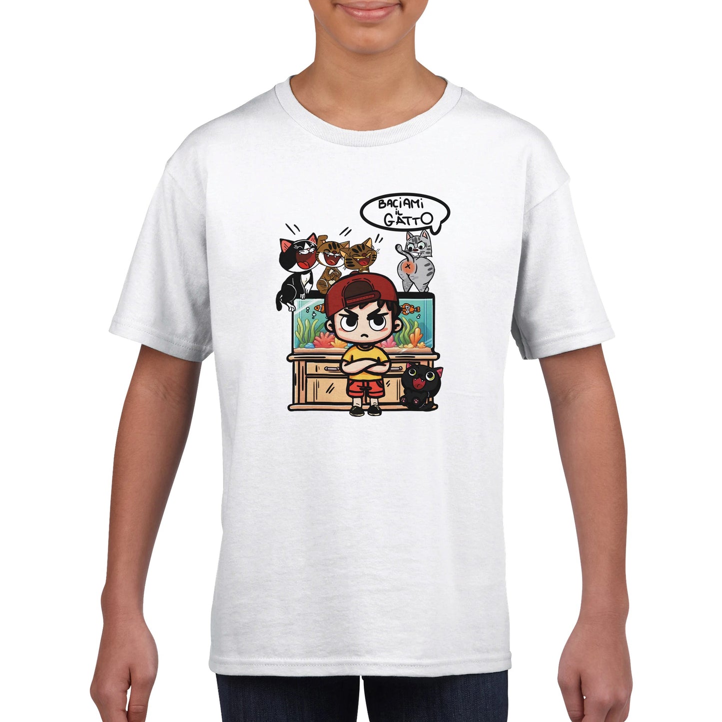 T-shirt girocollo classica per bambini