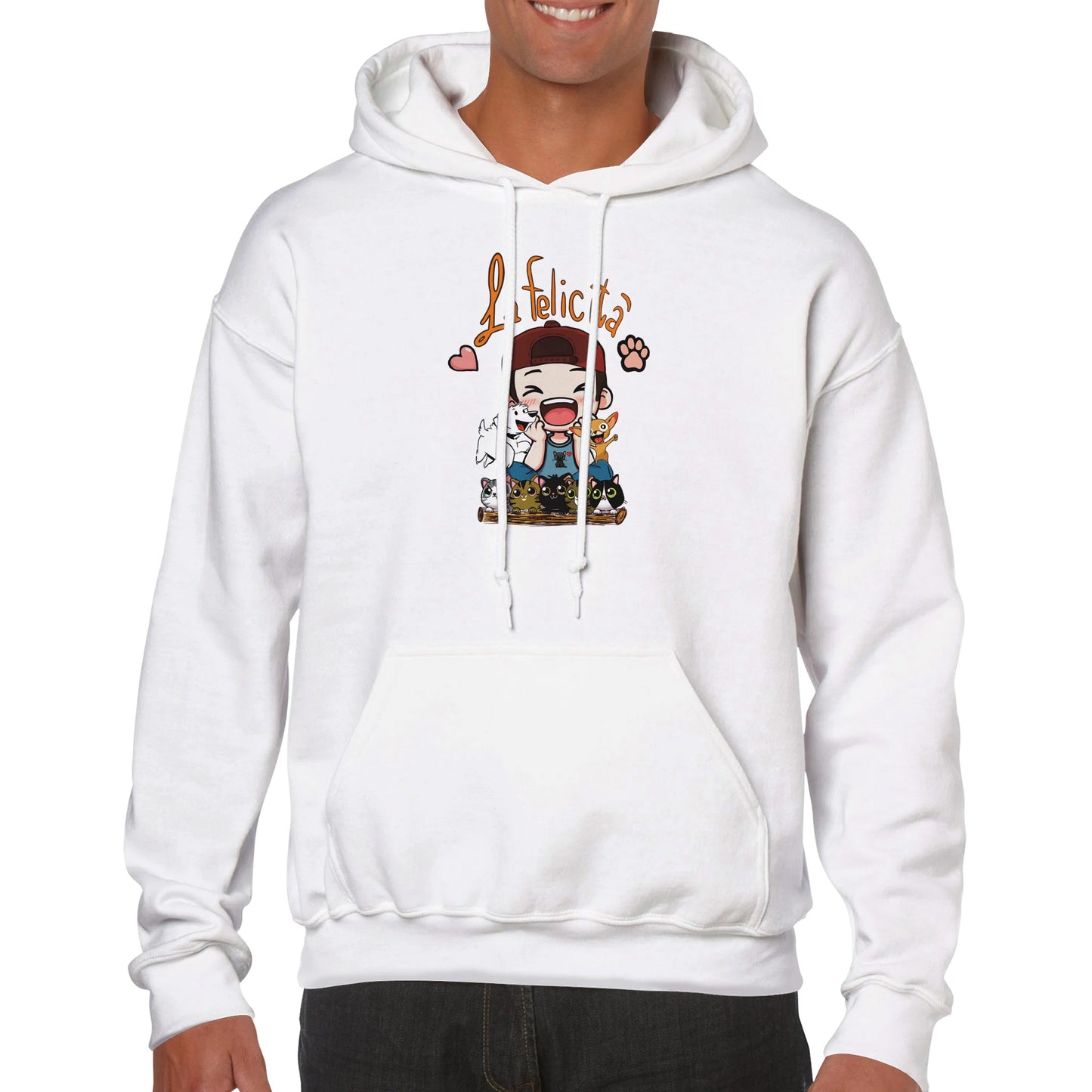 Felpa con cappuccio classica unisex