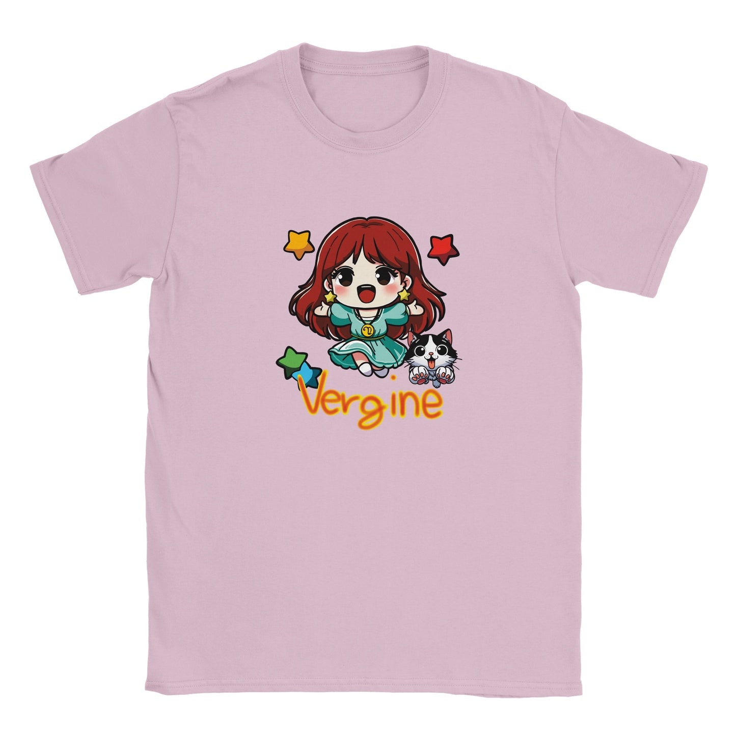 T-shirt girocollo classica per bambini vergine
