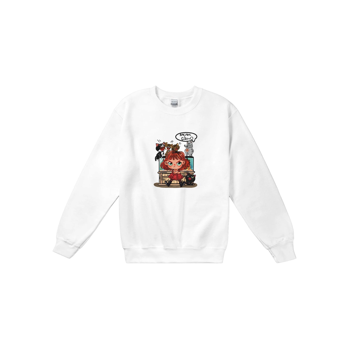 Felpa girocollo classica unisex