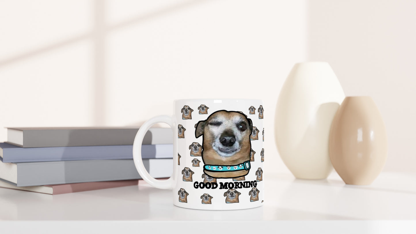 Tazza bianca in ceramica 11 once