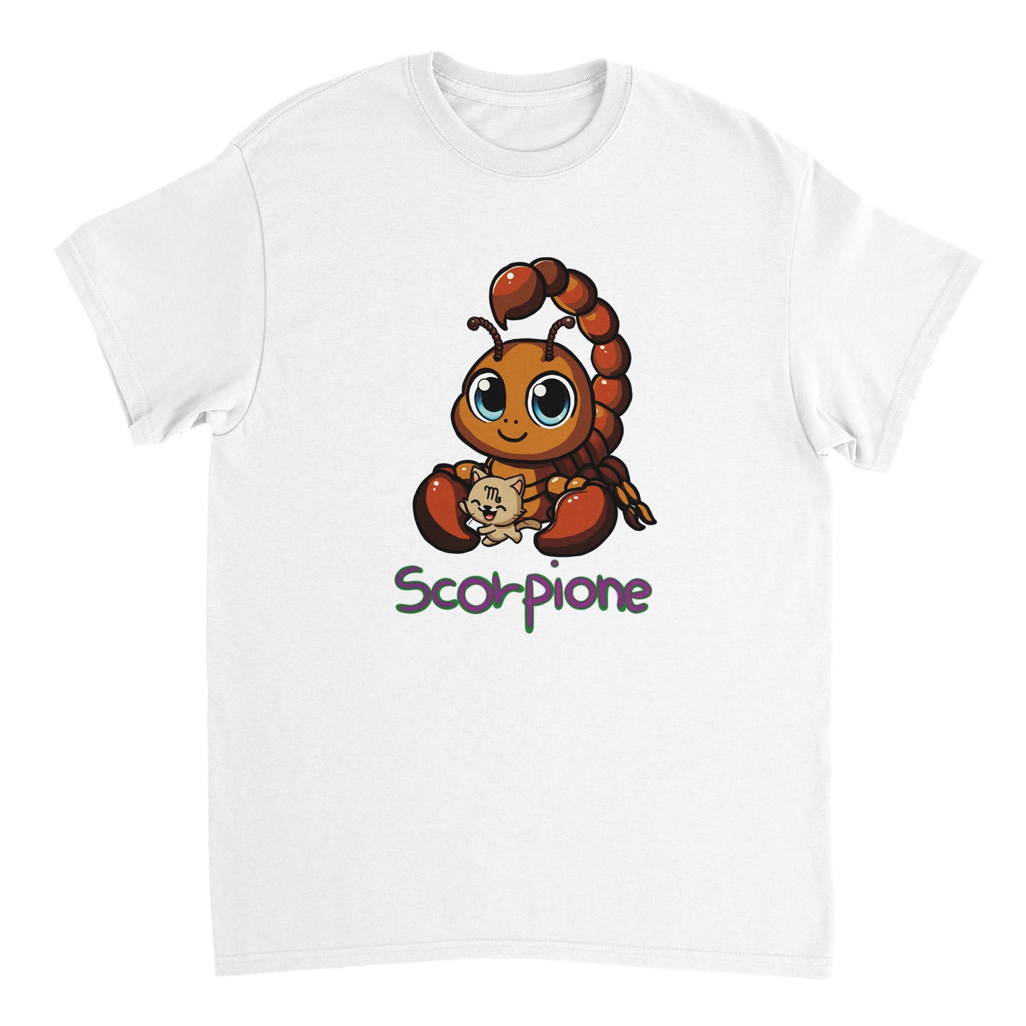 T-shirt girocollo unisex scorpione