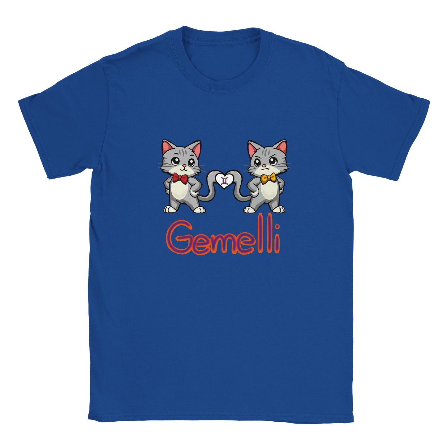 T-shirt girocollo classica per bambini gemelli