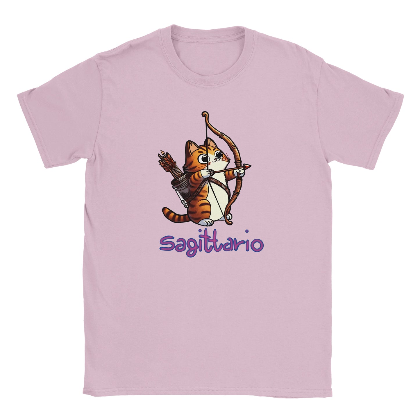 T-shirt girocollo classica per bambini sagittario