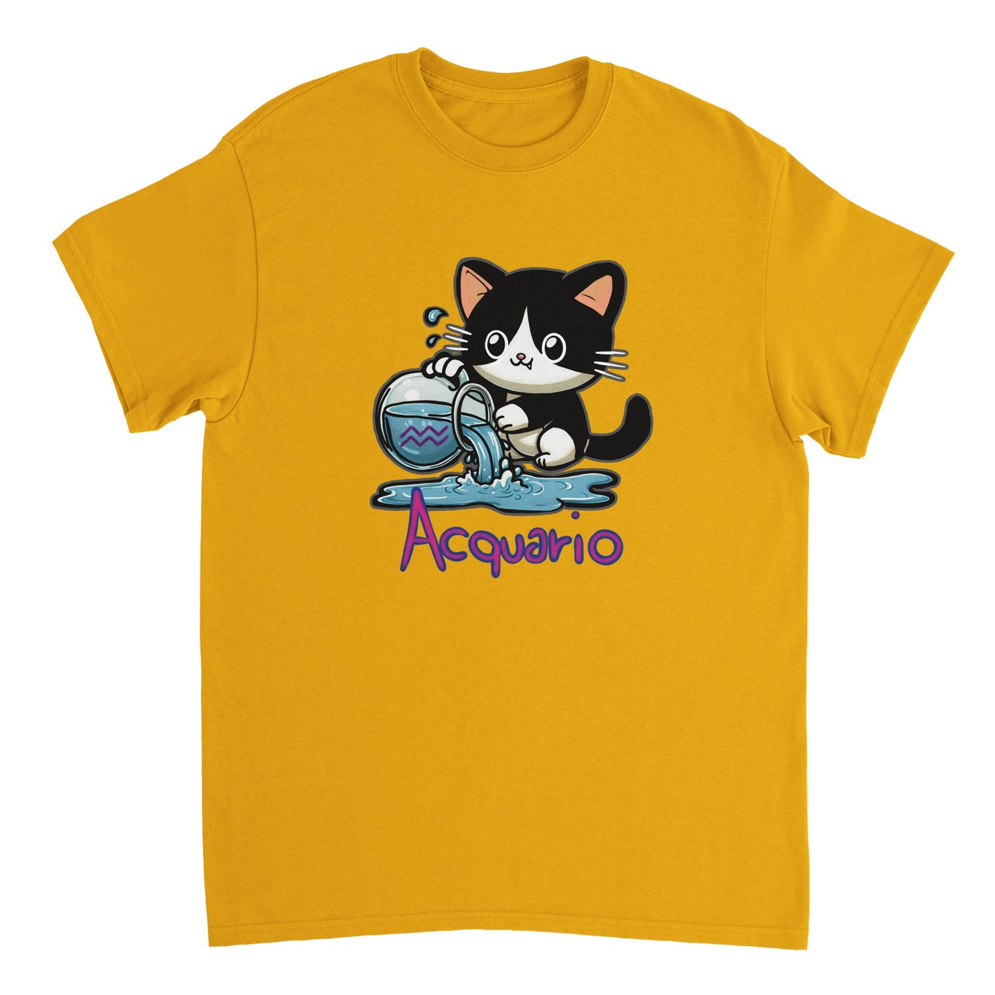 T-shirt girocollo unisex acquario