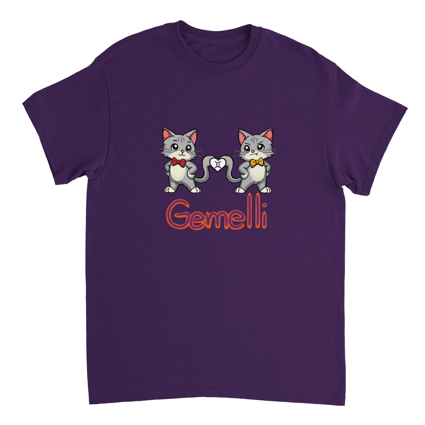 T-shirt girocollo unisex gemelli