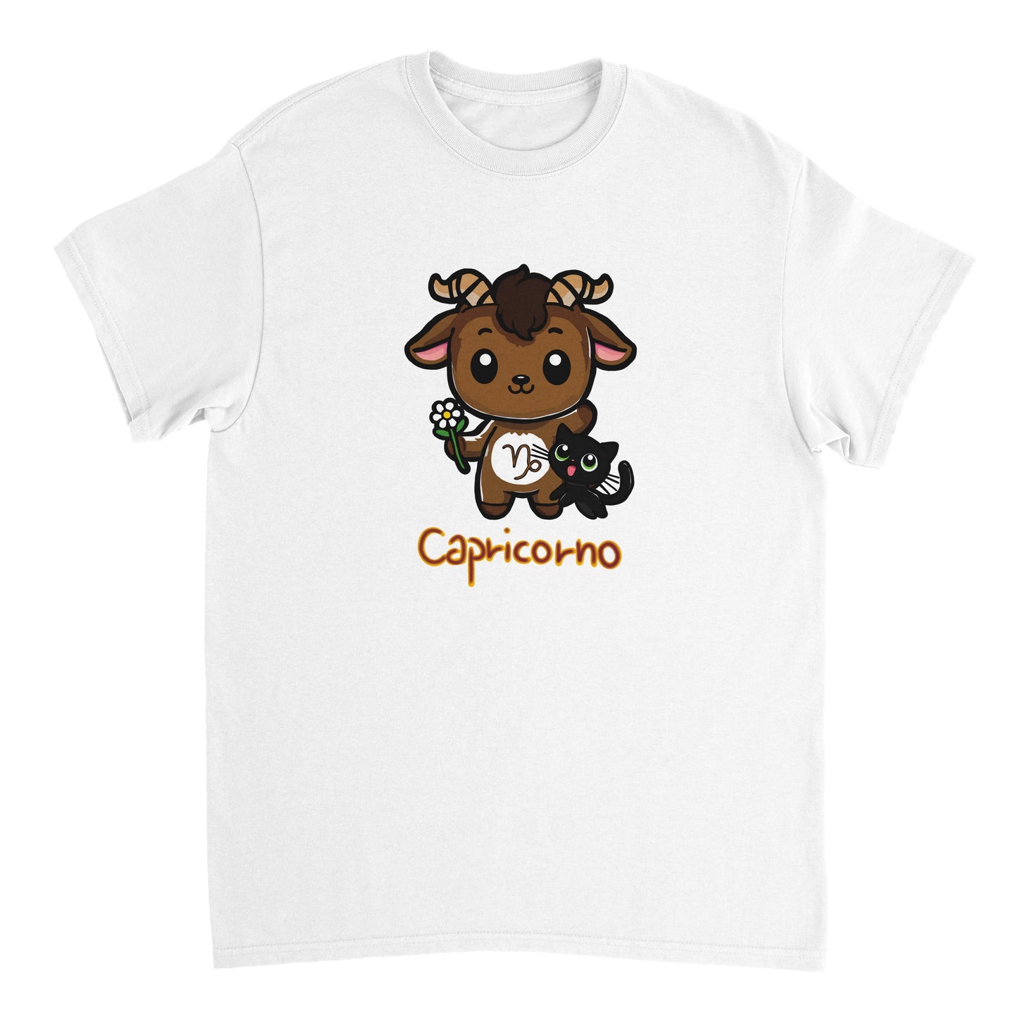 T-shirt girocollo unisex capricorno