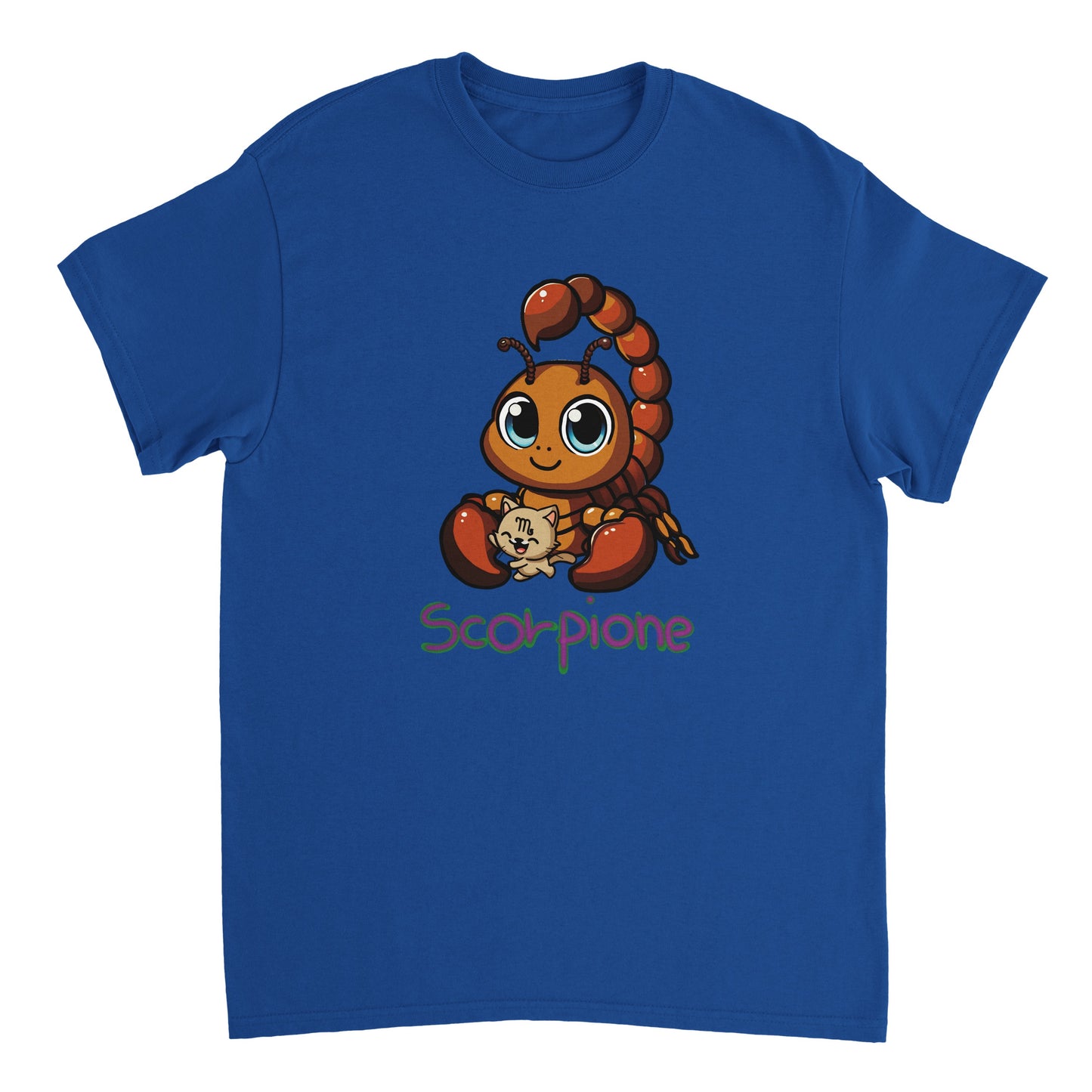 T-shirt girocollo unisex scorpione