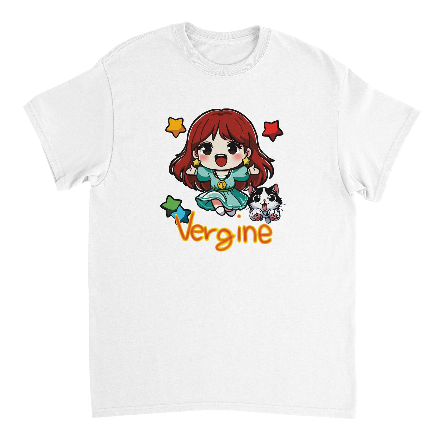 T-shirt girocollo unisex vergine