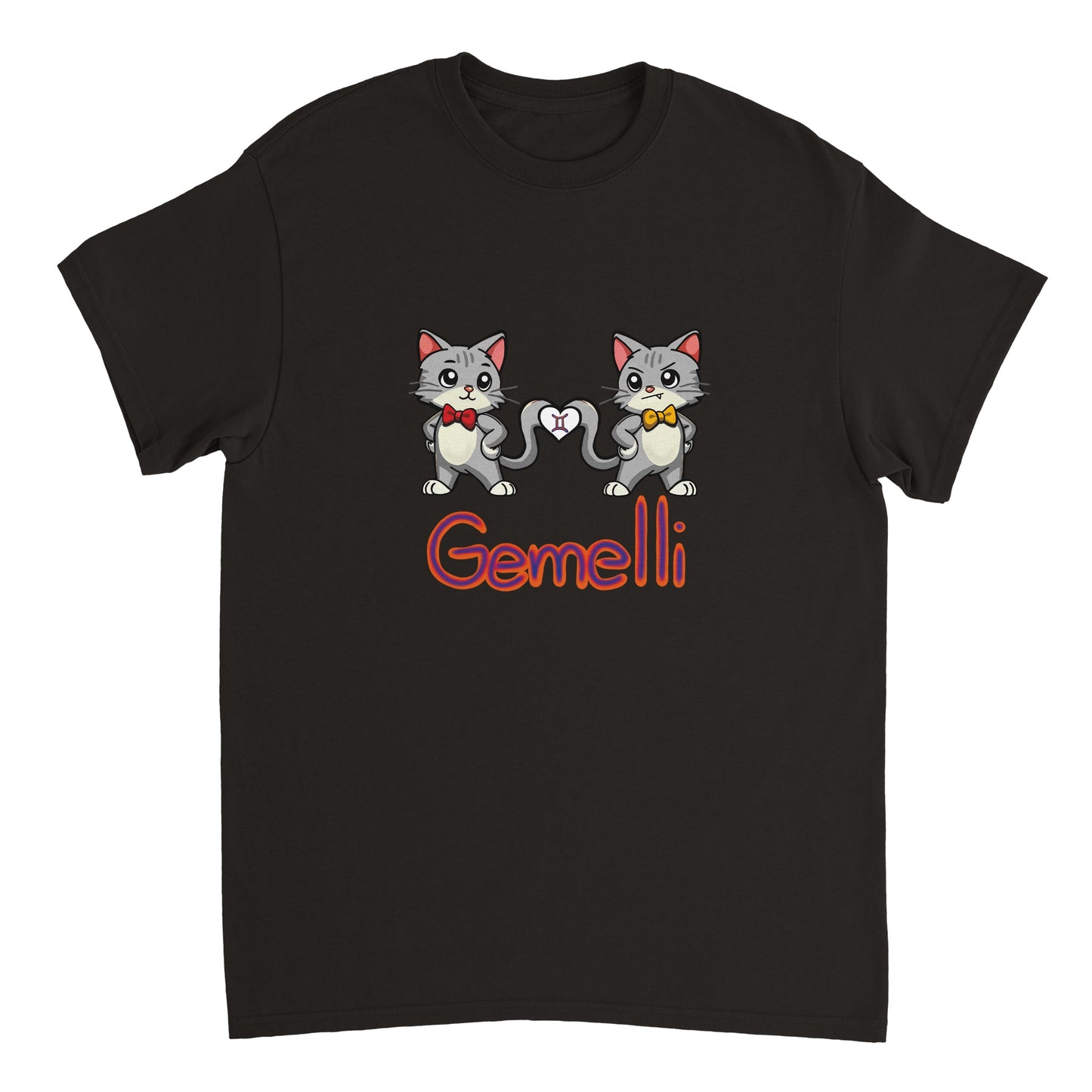 T-shirt girocollo unisex gemelli