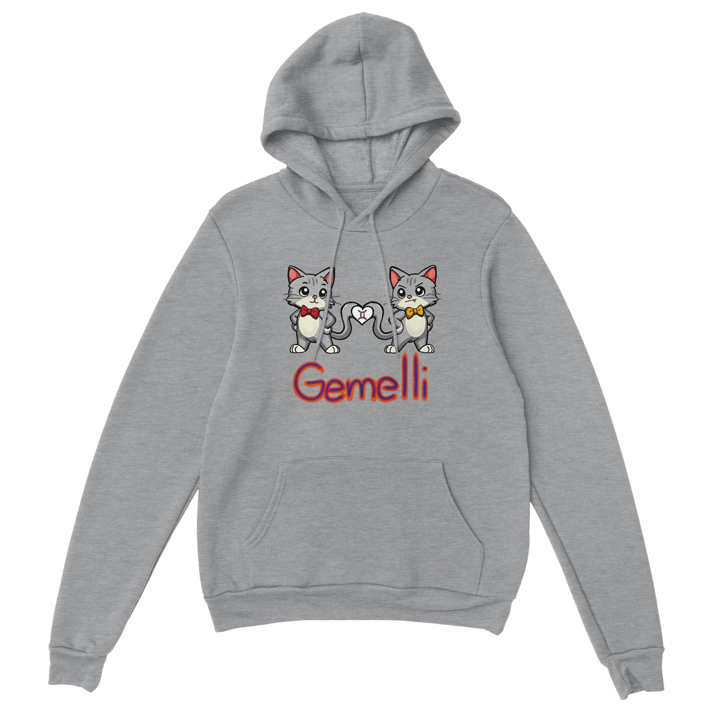 Felpa con cappuccio classica unisex gemelli