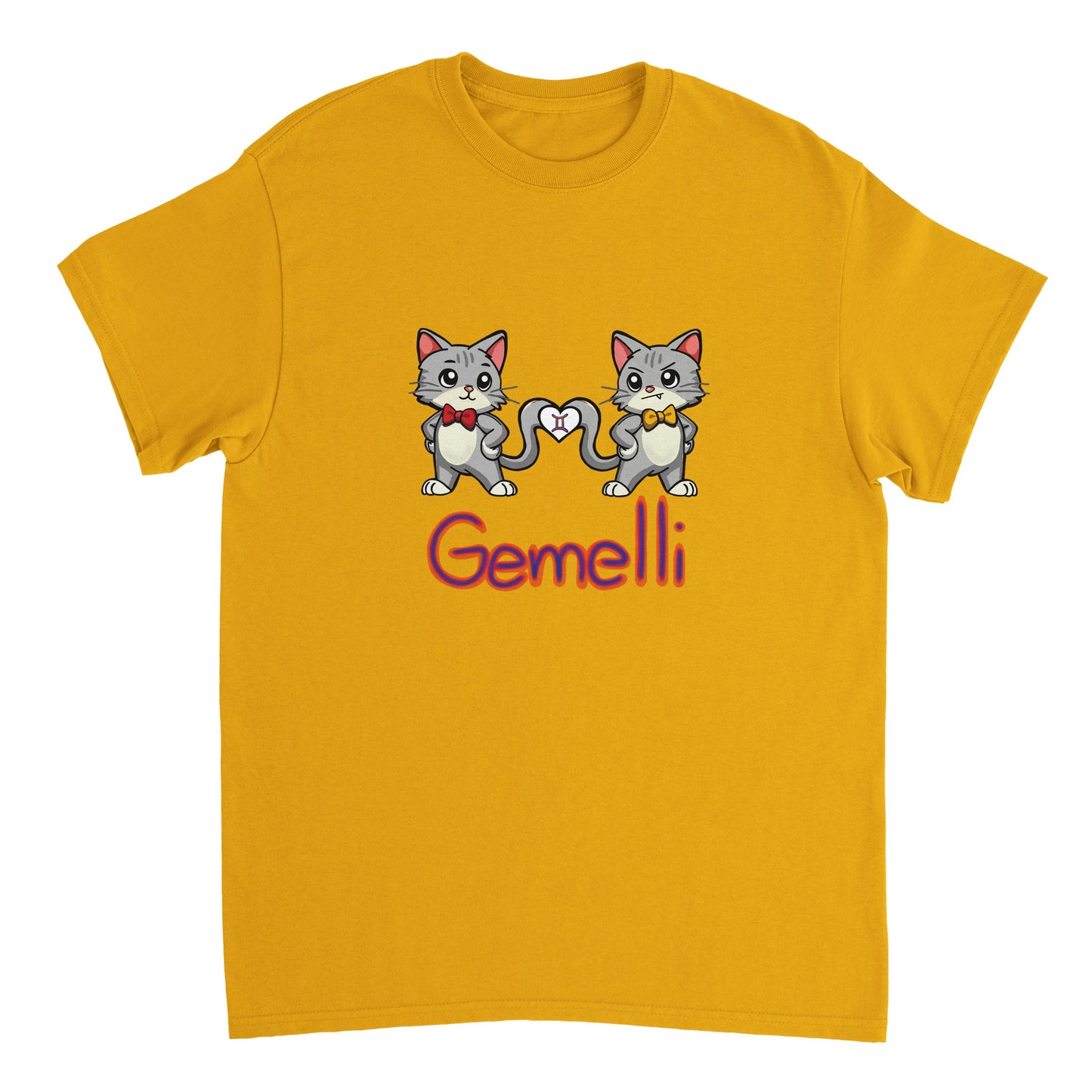 T-shirt girocollo unisex gemelli