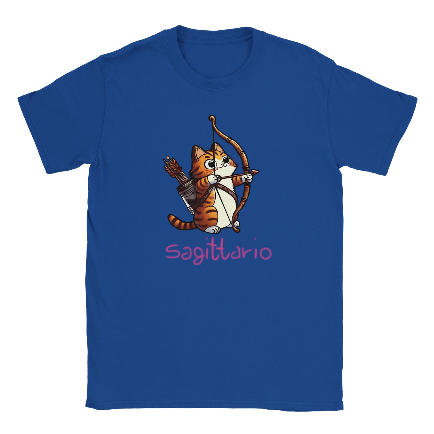 T-shirt girocollo classica per bambini sagittario