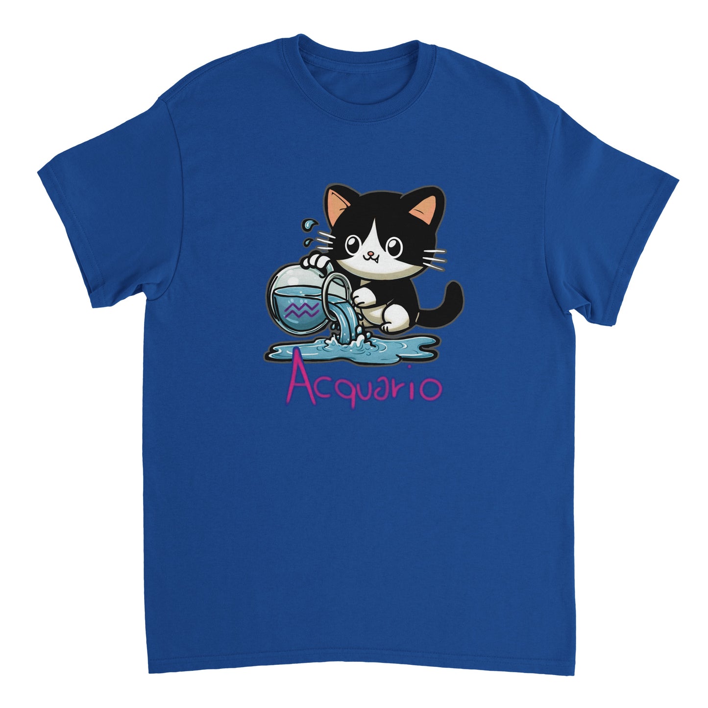 T-shirt girocollo unisex acquario