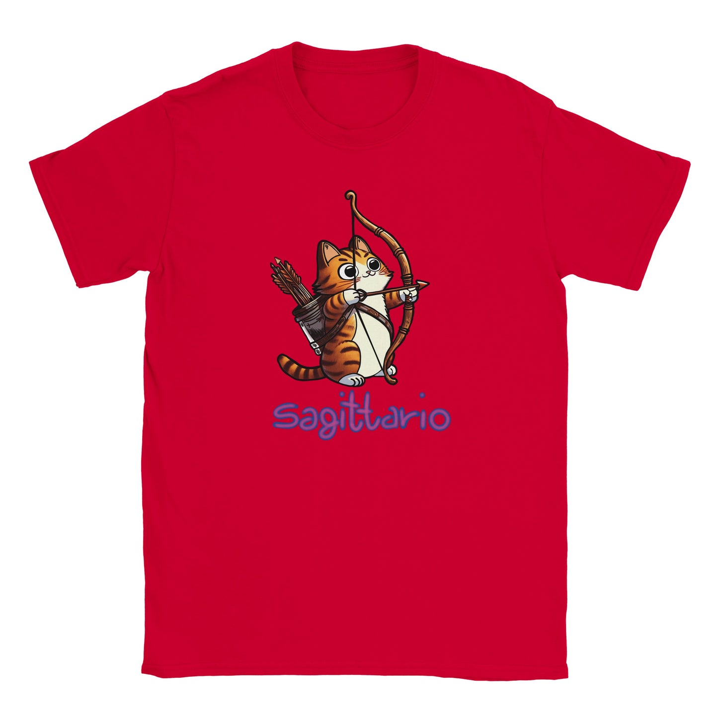 T-shirt girocollo classica per bambini sagittario