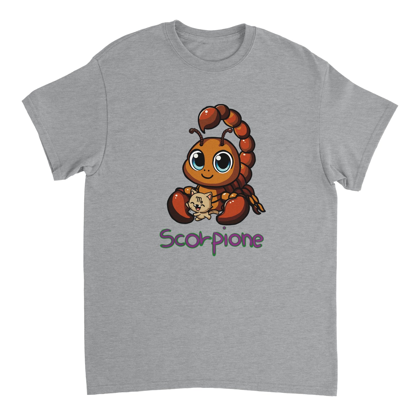 T-shirt girocollo unisex scorpione