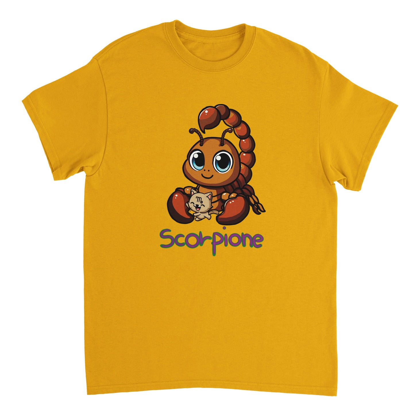 T-shirt girocollo unisex scorpione