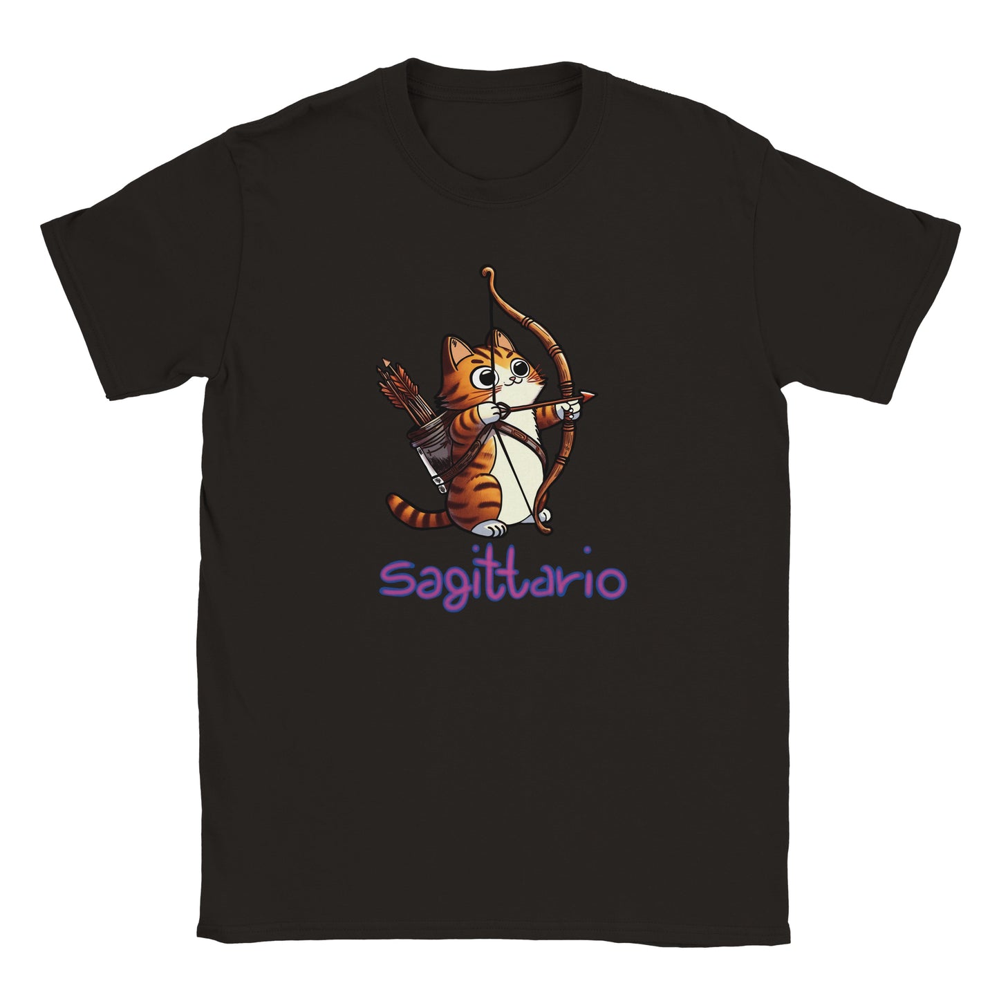 T-shirt girocollo classica per bambini sagittario