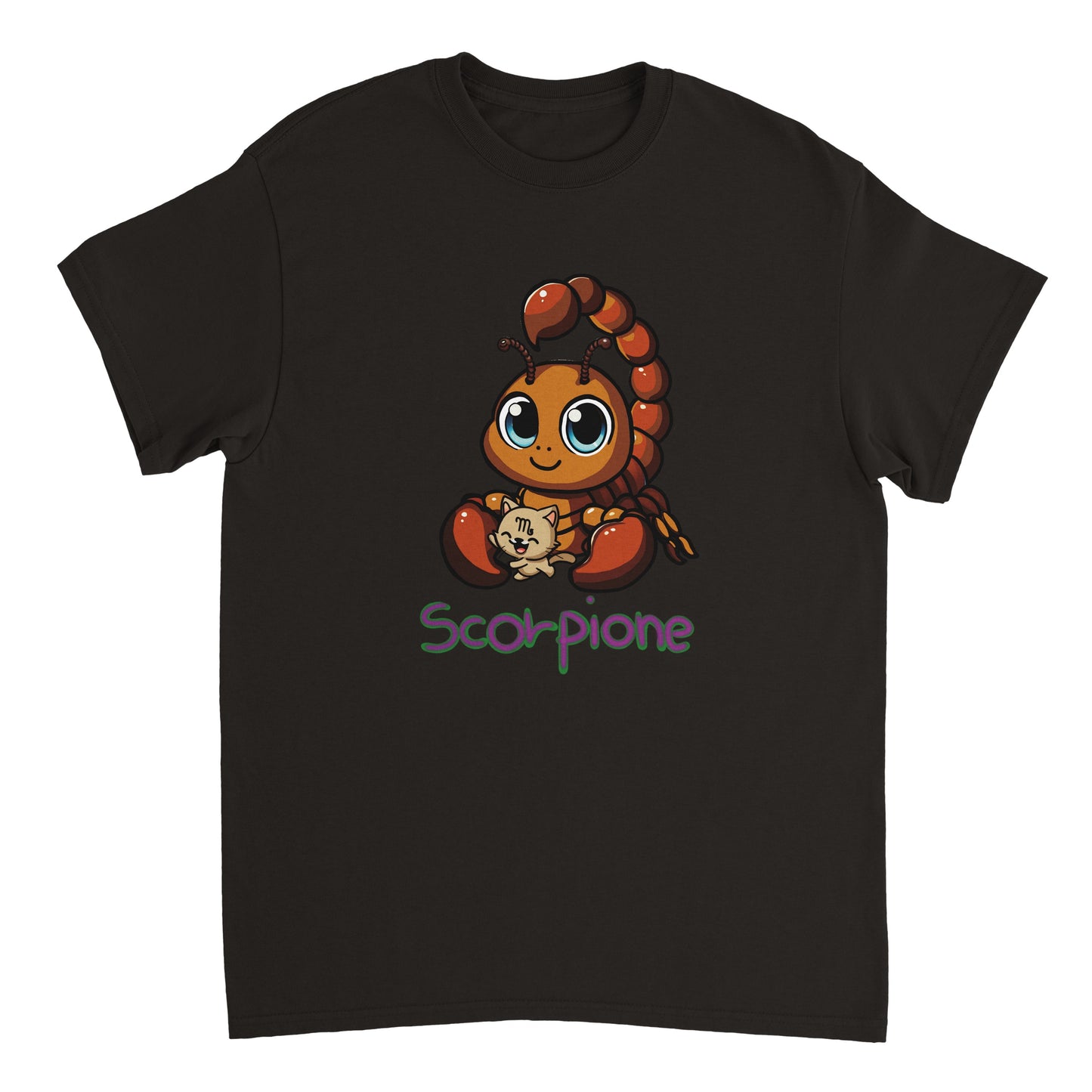 T-shirt girocollo unisex scorpione