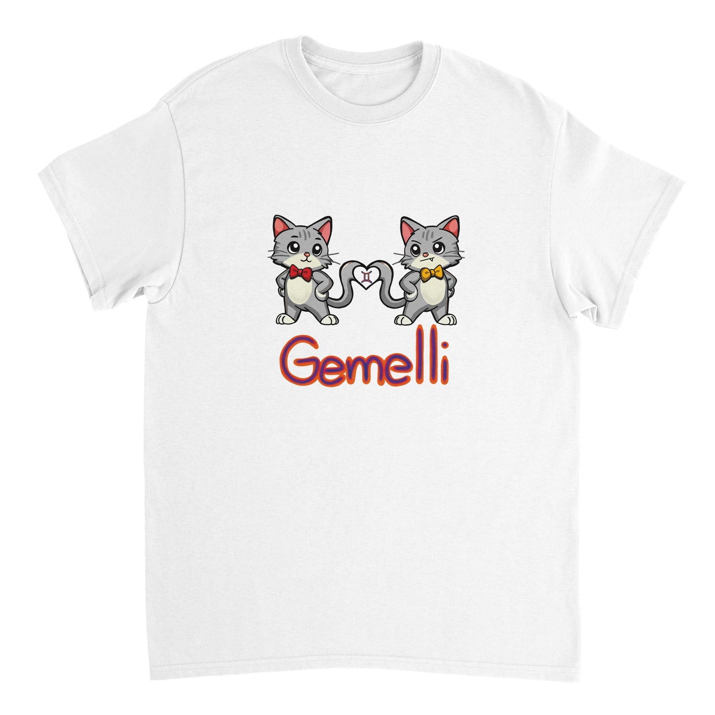 T-shirt girocollo unisex gemelli