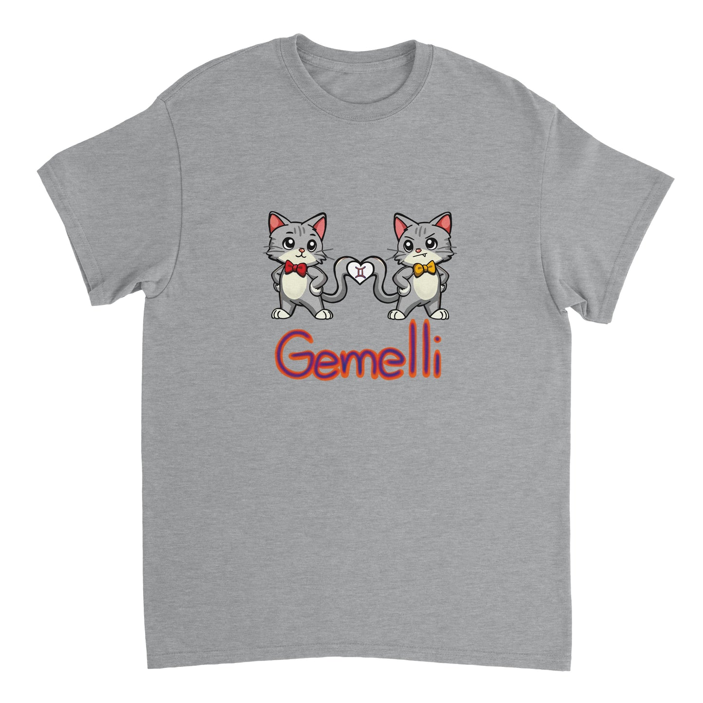 T-shirt girocollo unisex gemelli