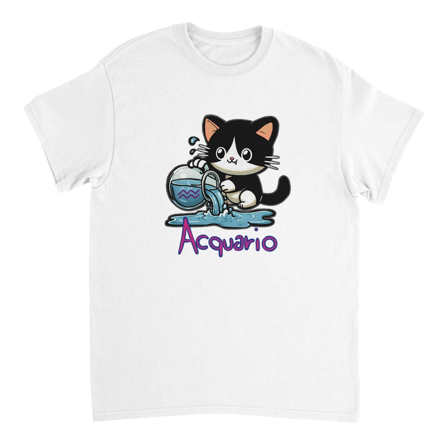 T-shirt girocollo unisex acquario