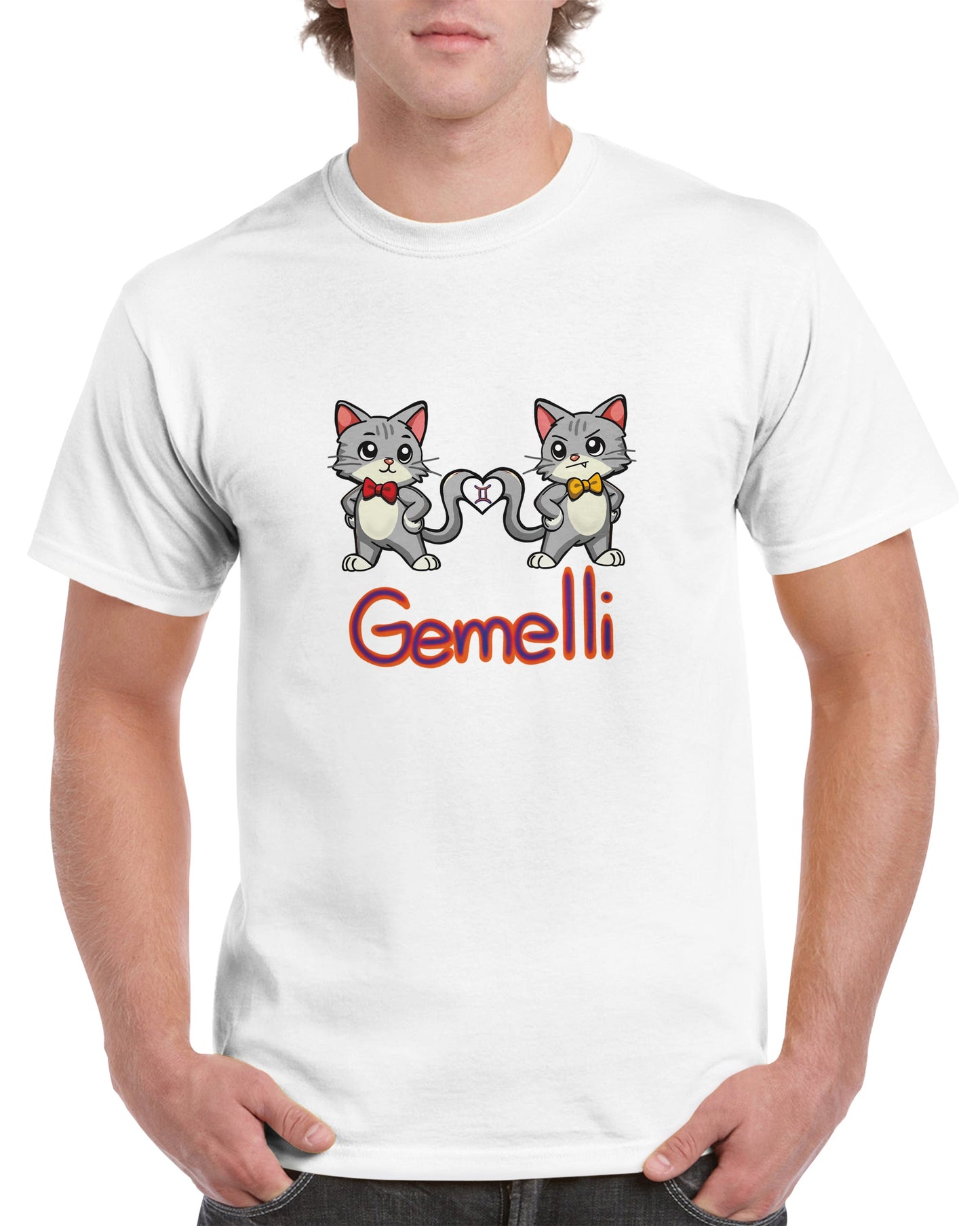 T-shirt girocollo unisex gemelli