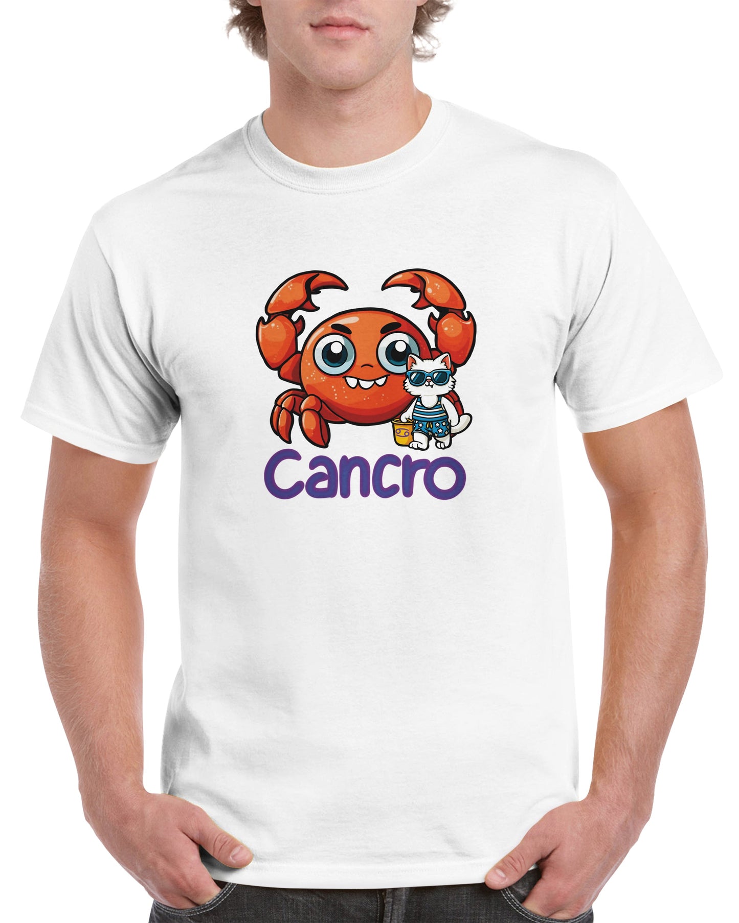 T-shirt girocollo unisex cancro